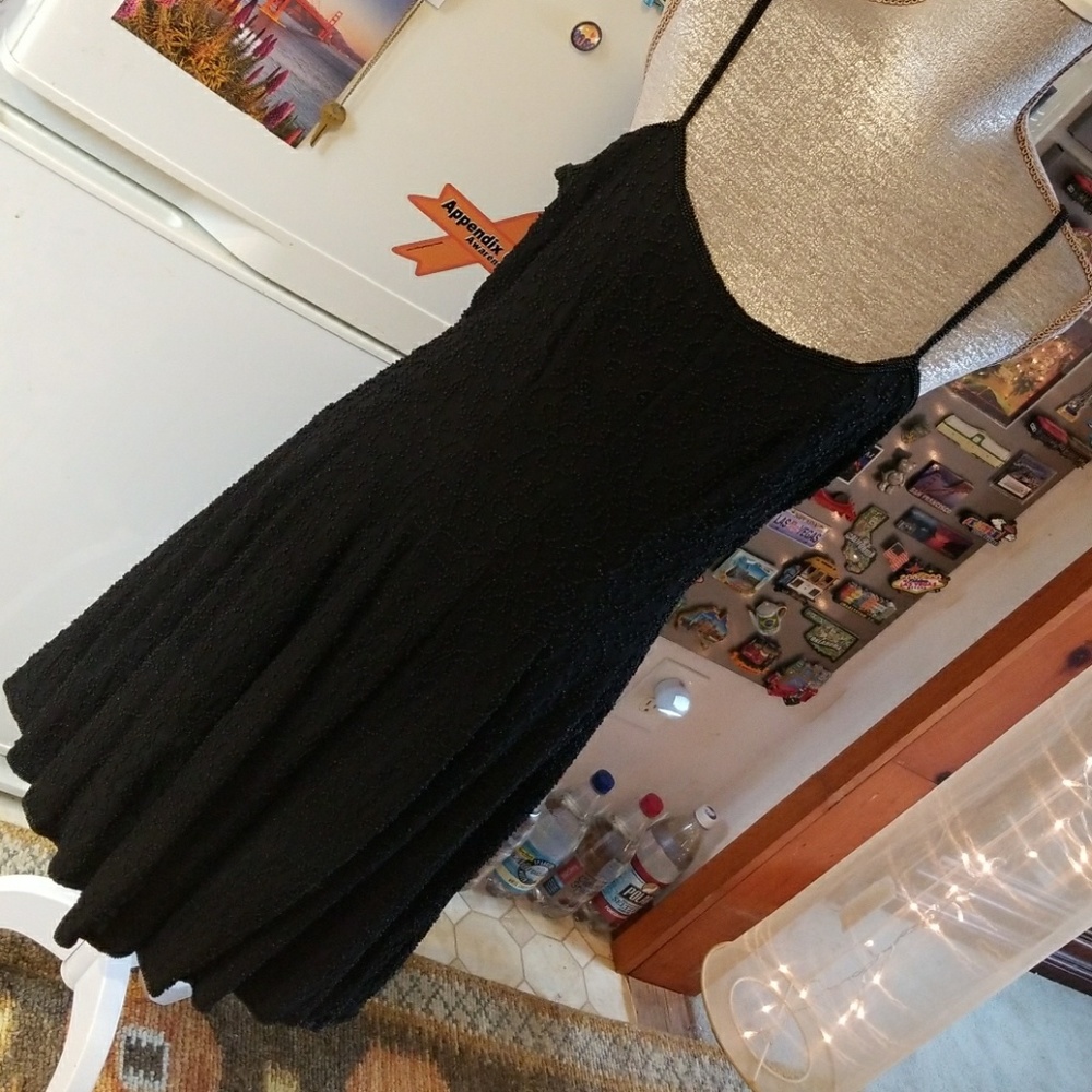 Vintage Silk Beaded Cocktail Dress